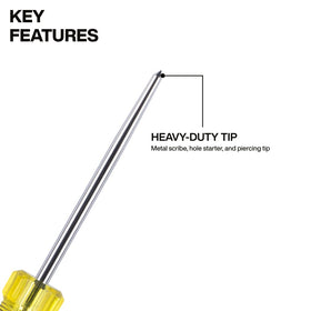 Klein Tools 6504DD cushion-grip handle provides slip-resistant control during tough jobs