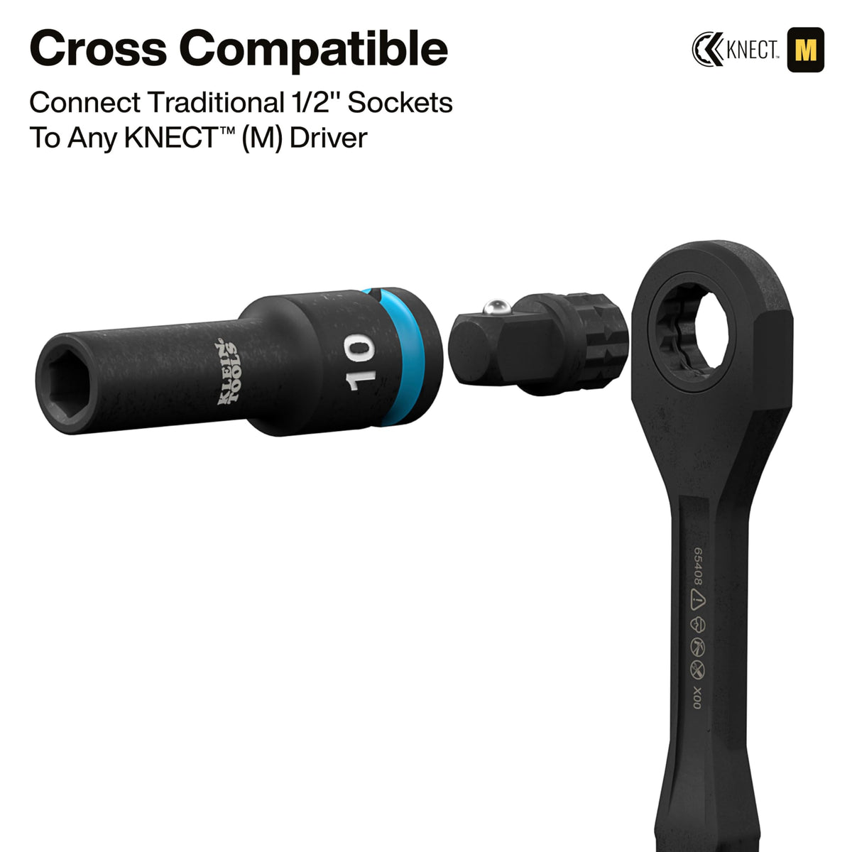 Klein Tools 65123HD adapter system enabling versatile configurations