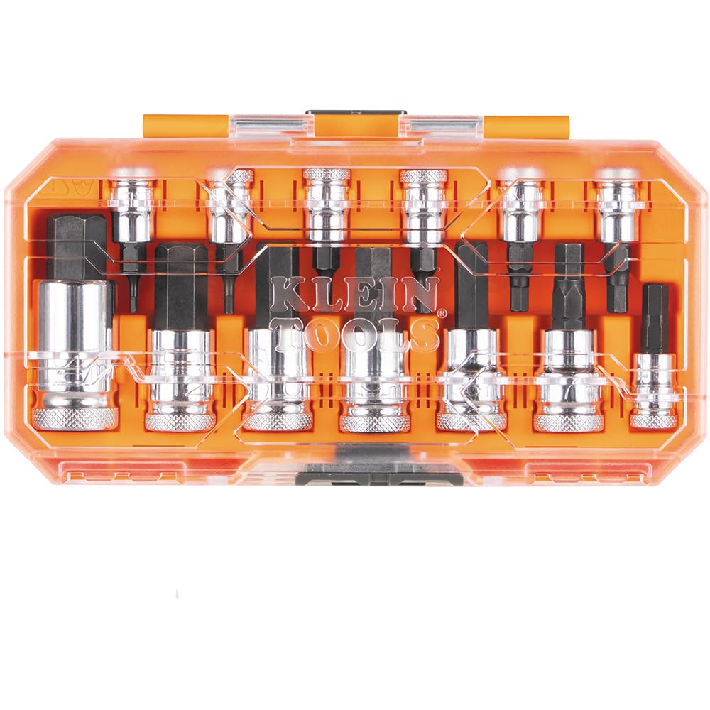 Klein Tools 65213HEXM bold size markings aid quick identification.