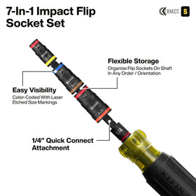 Klein Tools cold-forged steel sockets resist wear under high torque