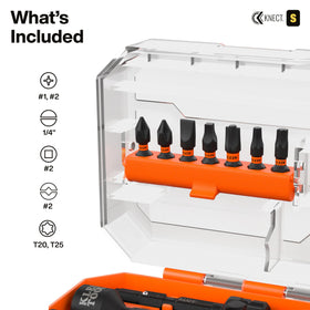Klein Tools ProFlex bits offer versatile drive options for multiple fasteners