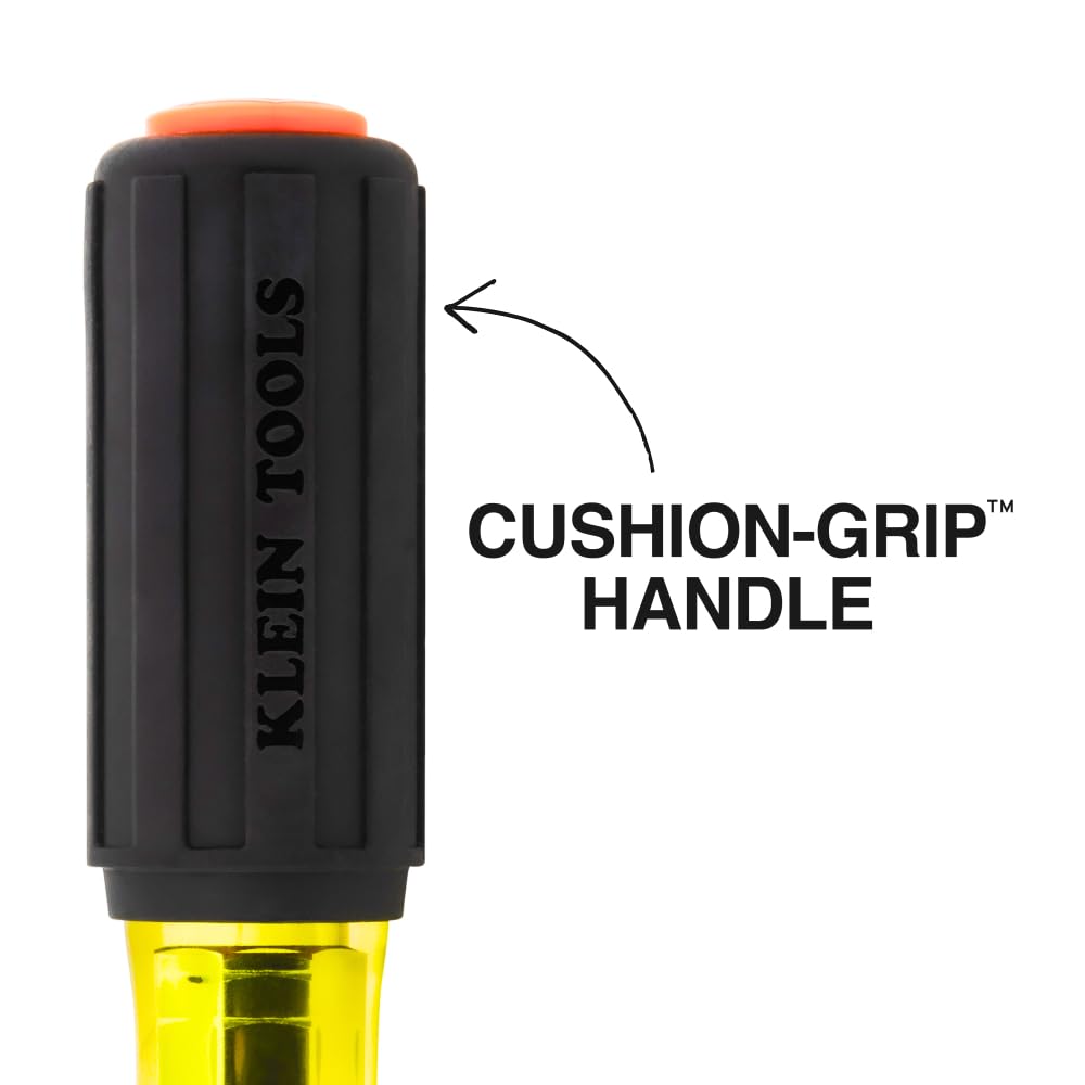 Klein Tools 65456 hollow-shaft nut driver 1/2-inch enables smooth threading.