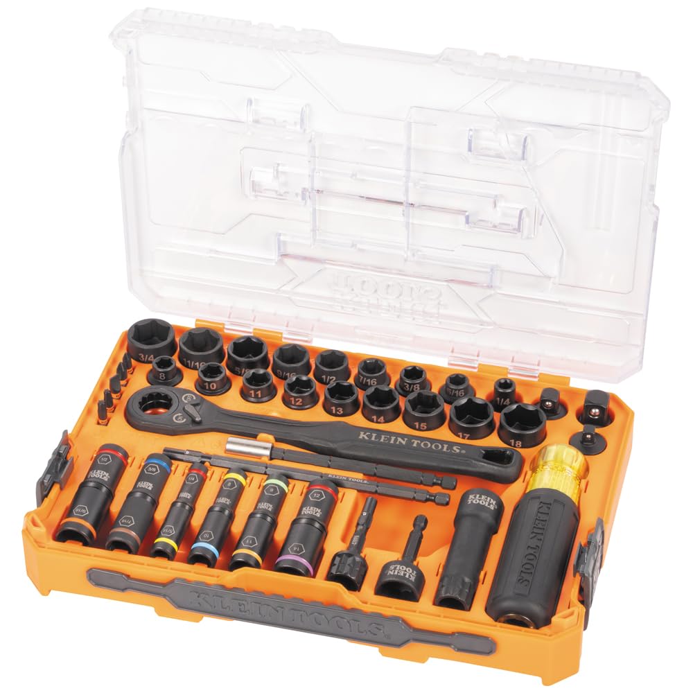 Klein Tools 65500KNECT ProFlex bits provide versatile driving options.