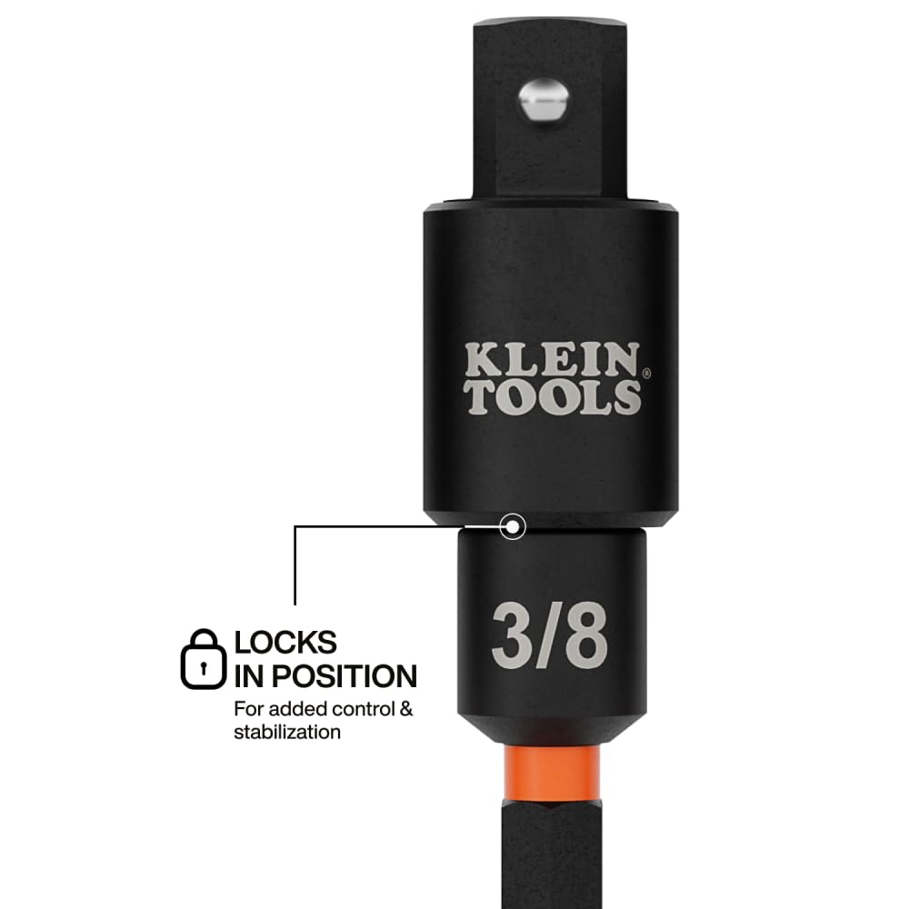 Klein Tools 65813SW socket retention keeps sockets securely attached during use.