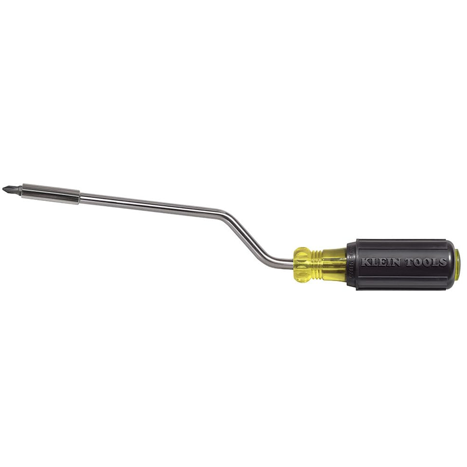 Klein Tools 67100 with Rapi-Drive crank handle for quick one-handed screwdriving