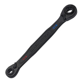 Klein Tools 68214 4-in-1 ratcheting wrench with SAE sizes for versatile fastenings