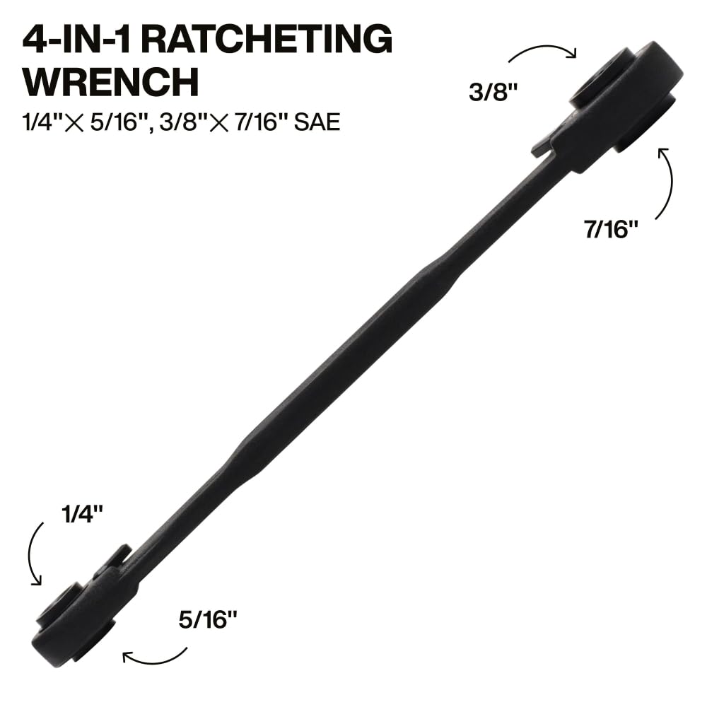 Klein Tools 68214 90-tooth ratchet enabling smoother turning in tight spaces