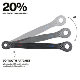 Klein Tools 68214 pass-through design supports longer bolts for easier assembly