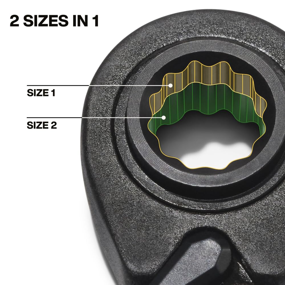Klein Tools 68215 reversing switches allow quick direction change