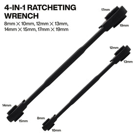 Klein Tools 68216M close-up highlights 90-tooth ratchet for precise turning in small spaces.