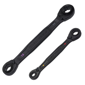 Klein Tools 68216M wrench set front view showing compact design for tight spaces.