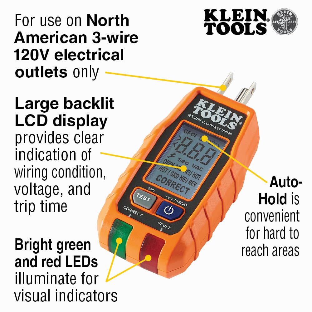 Klein Tools 69355 NCVT3P flashlight function illuminates the work area