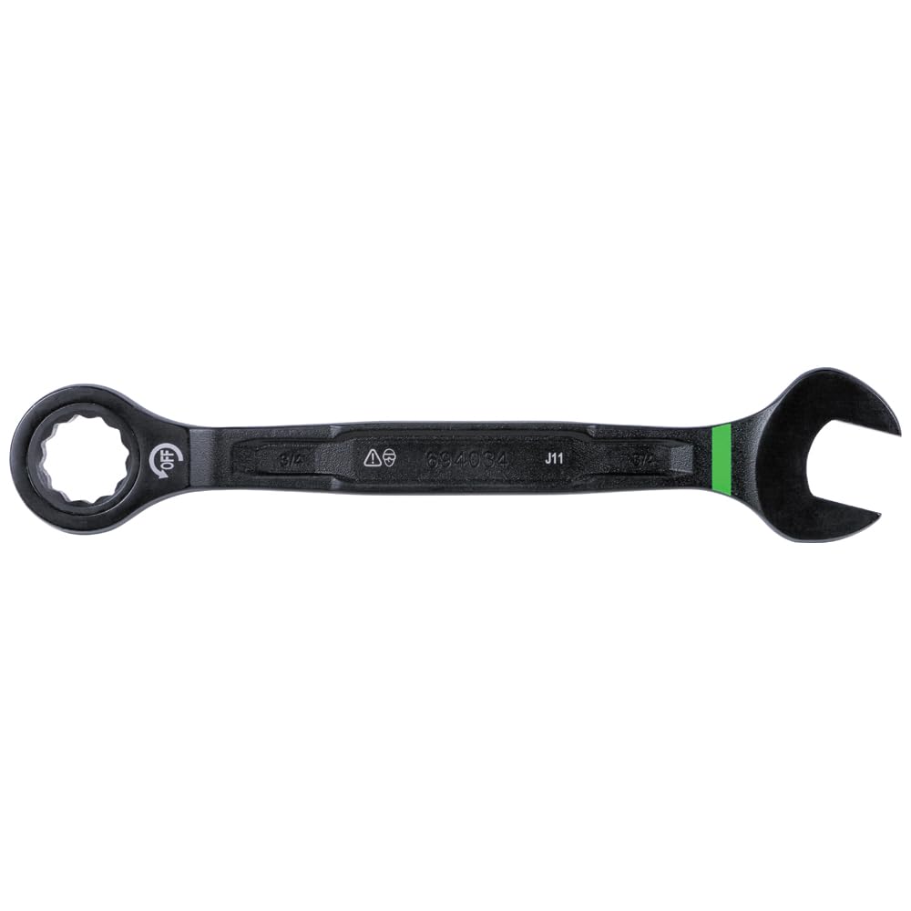 Klein Tools 69408G 90-tooth ratchet enables tighter access in tight spaces.