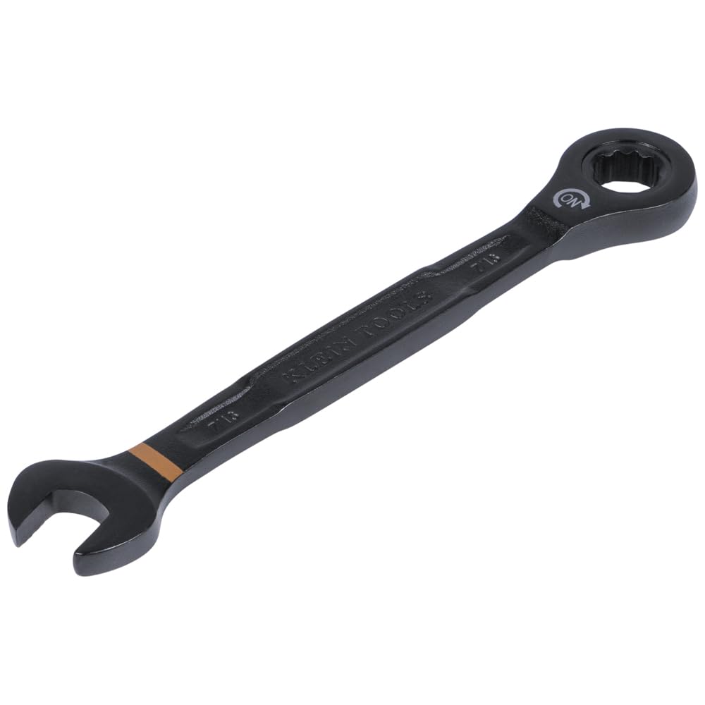 Klein Tools 69408G lasered ON and OFF markings for direction control.