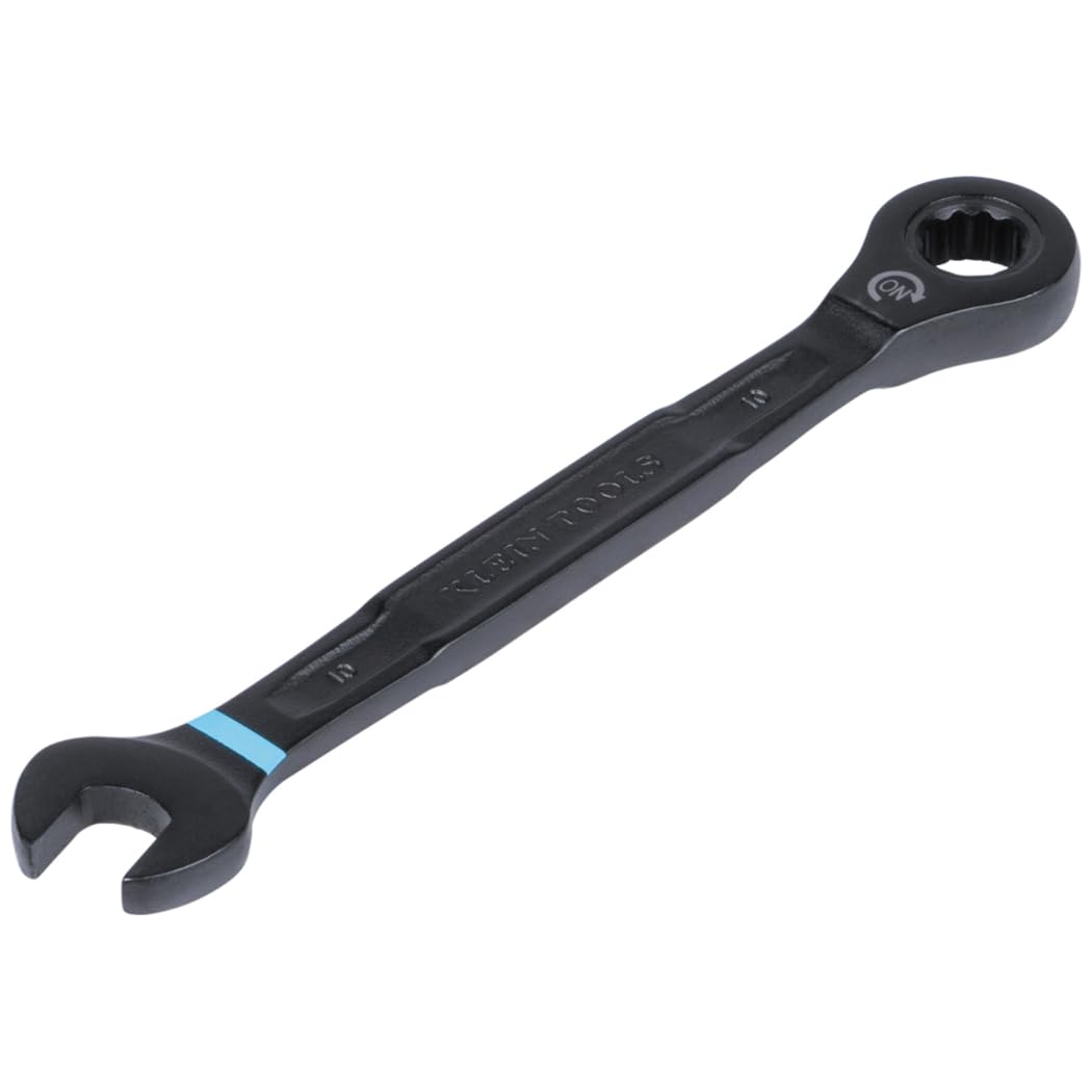 Klein Tools 69408MG laser ON/OFF markings guide ratchet direction.