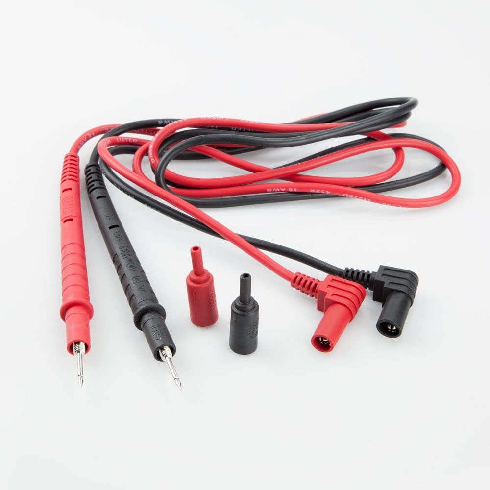 Klein Tools 69410 41-inch leads extend reach for comfortable testing.