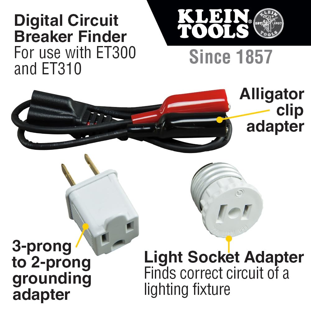 Klein Tools 69411 alligator clip adapter for testing exposed wires safely