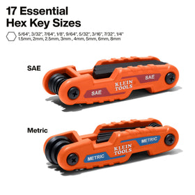 Klein Tools 70542 hex keys with 270-degree range for versatile angles.
