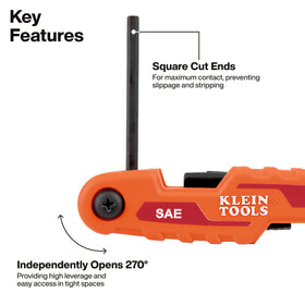 Klein Tools 70543 adjustable key tension enabling customizable fit
