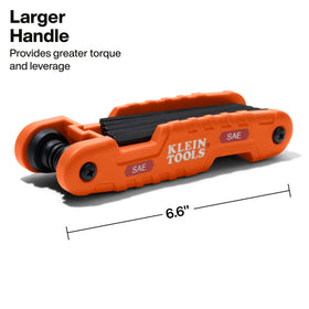 KLEIN TOOLS 70552 Square-cut ends provide secure, full-depth socket contact.
