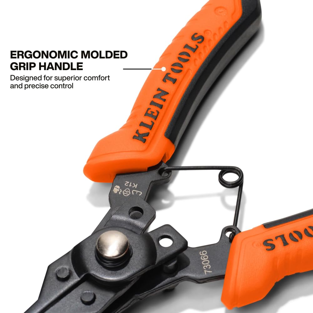 Klein Tools 73066 interchangeable heads set increases adaptability.