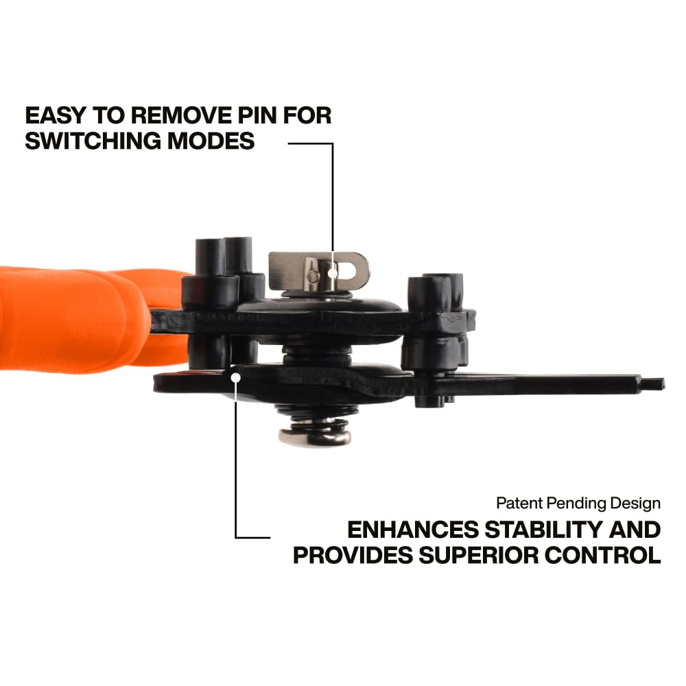 Klein Tools 73066 internal/external switch for versatile snap ring work.