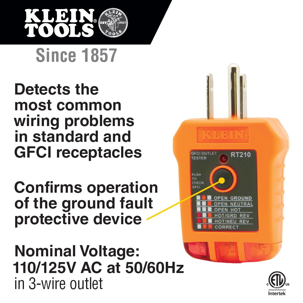 Klein Tools 80023P non-contact voltage tester for quick safety checks from 50 to 1000V.