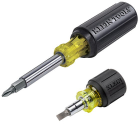 Klein Tools 80027 11-in-1 screwdriver set with versatile bit tips for on-the-job adjustments