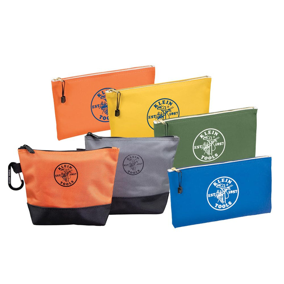Klein Tools 80056 tool bag with stand-up pouch for quick site access