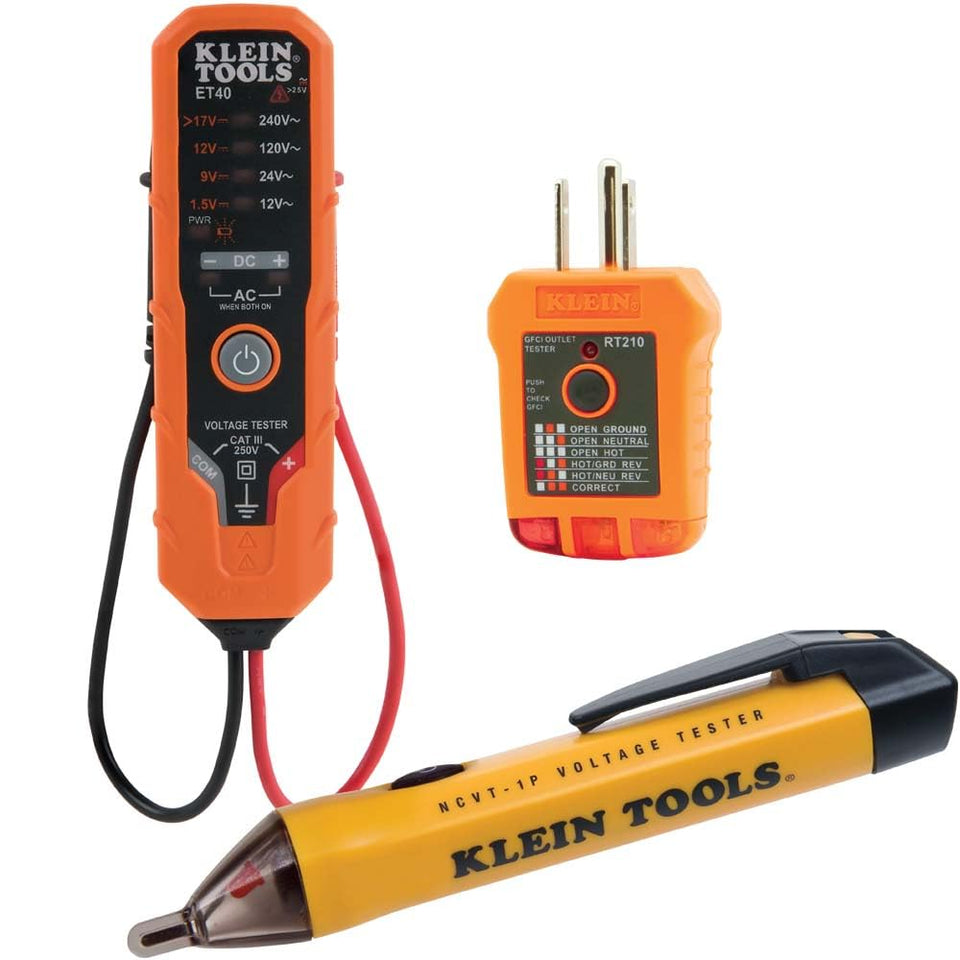 Klein Tools 80077 voltage tester front view for quick voltage checks