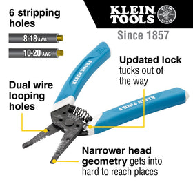 Klein Tools 80080 wire stripper and cutter for a range of wire sizes.