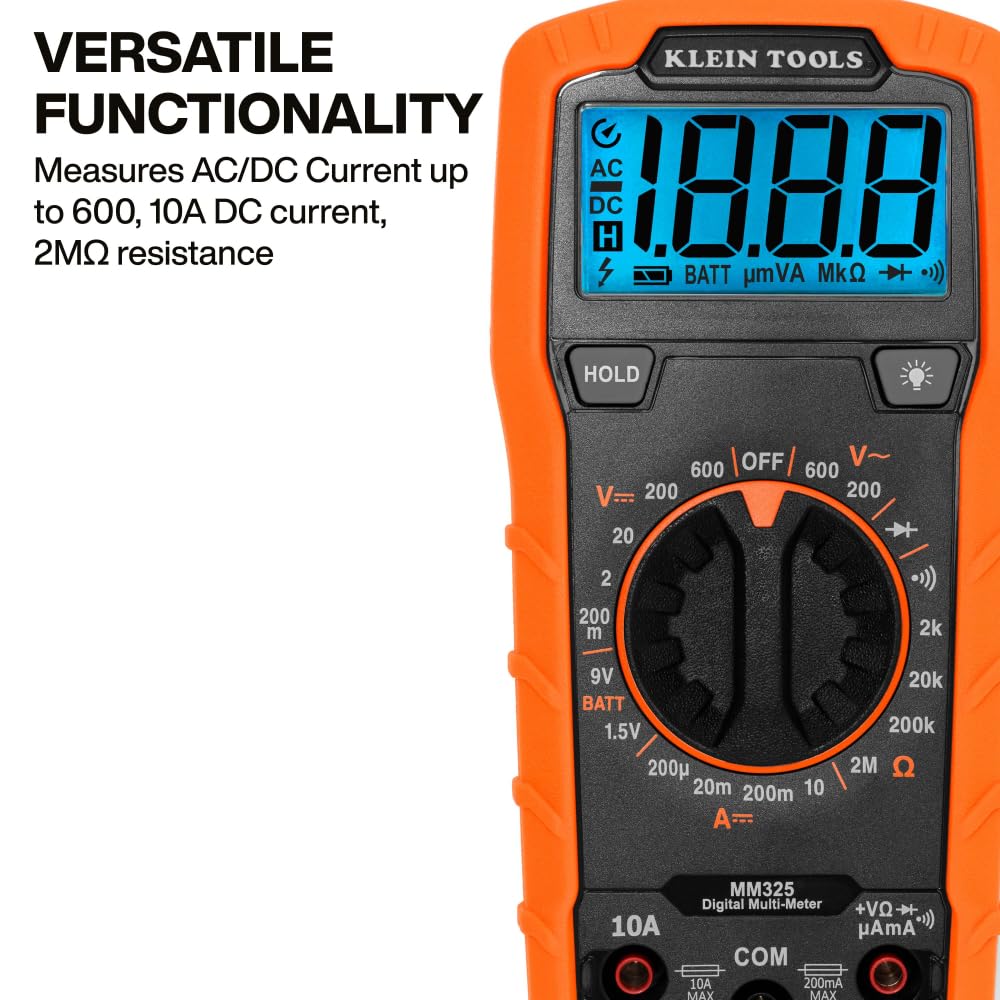 Klein Tools 80196 ac-dc voltage test up to 600V for safe diagnostics
