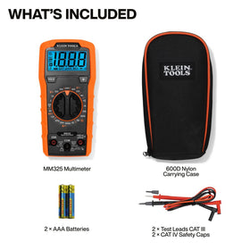 Klein Tools 80196 backlit display enables easy readings in low light