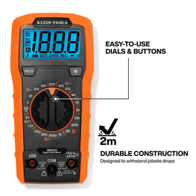 Klein Tools 80196 diode and continuity test confirms circuits