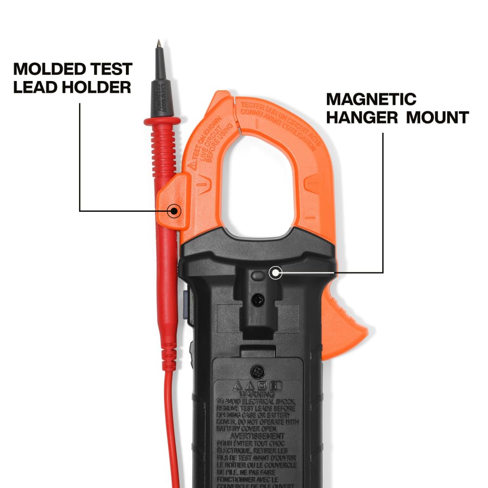 Klein Tools 80197 400 A clamp enables high-current testing on electrical panels.