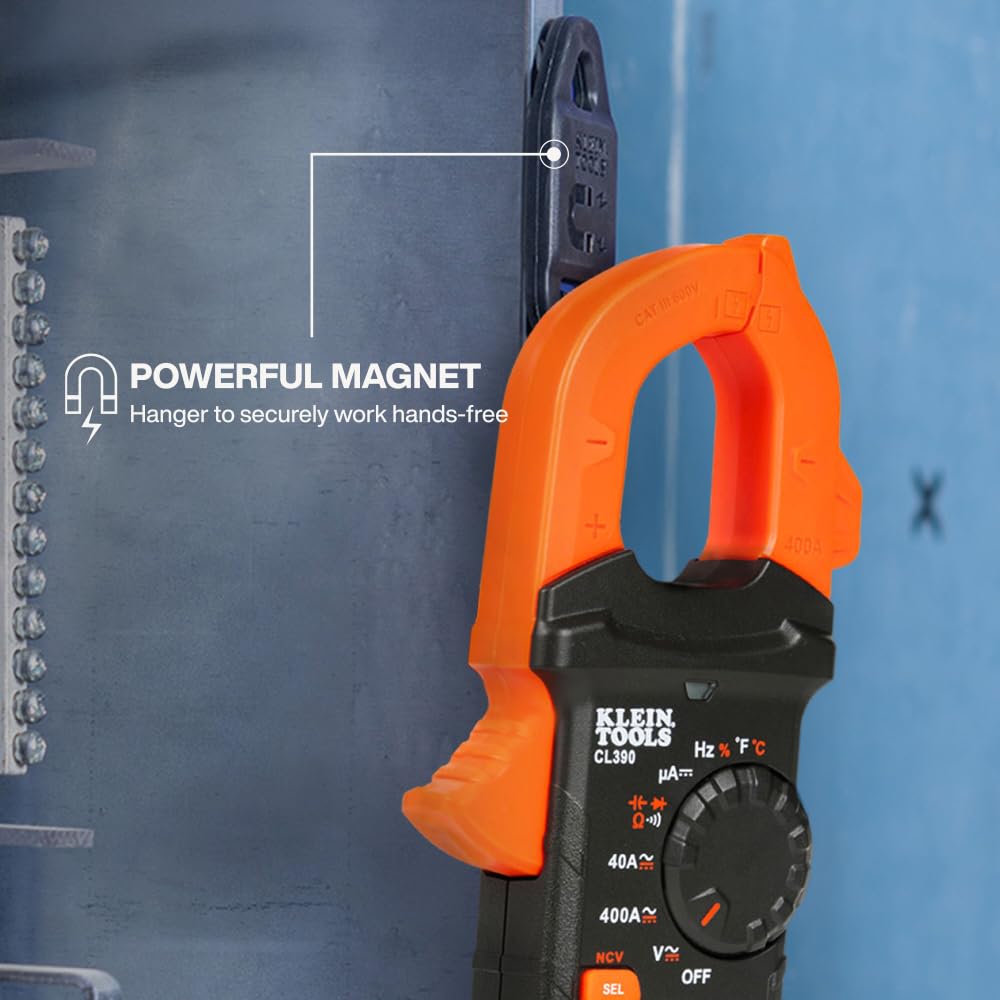 Klein Tools 80197 NCVT detection integrated in the jaw helps safe voltage checks.