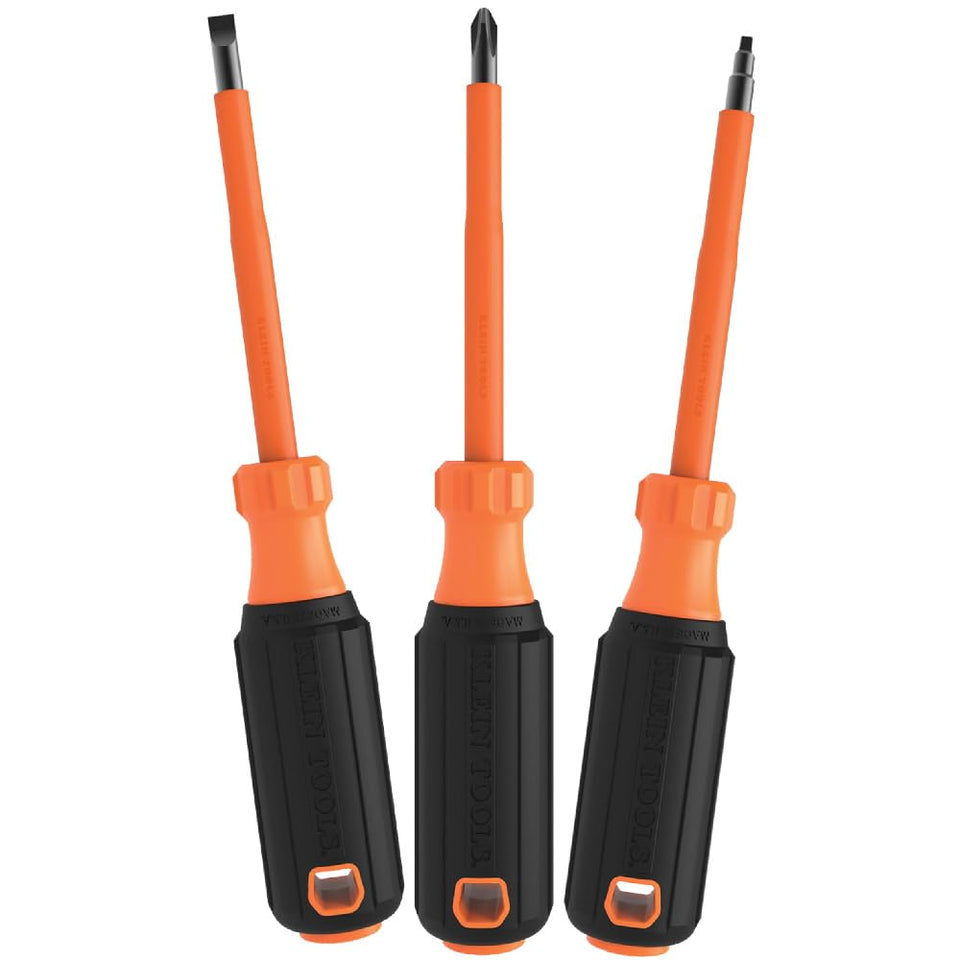 Klein Tools 85073INS insulated screwdriver with square-tip for electrical work efficiency