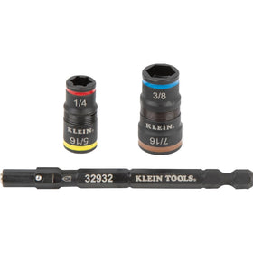 Klein Tools 85515HD quick-connect 1/4 inch adapter for fast tool changes.