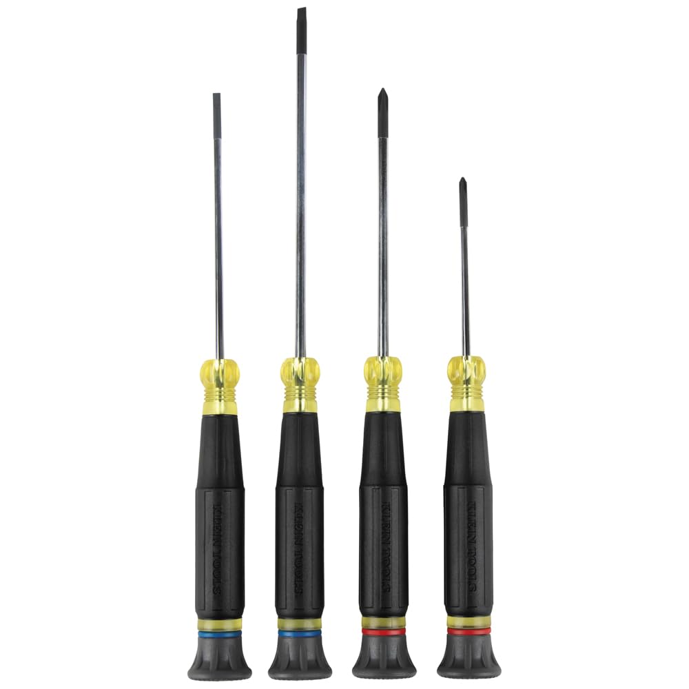 Klein Tools 85615 mini precision screwdriver set for electronics with compact, precise control.