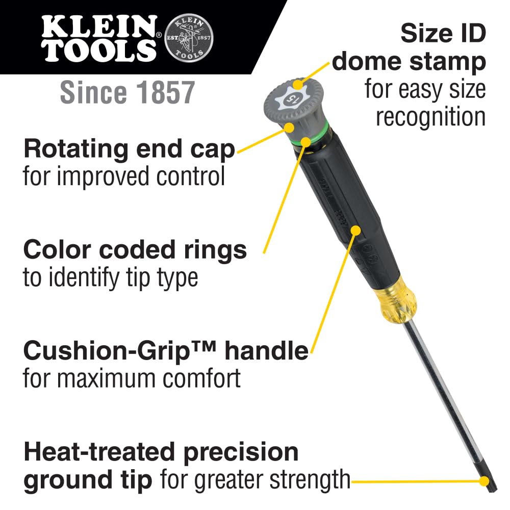 Klein Tools 85617 Phillips screwdriver for electronics and terminal work
