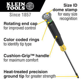 Klein Tools 85617 Phillips screwdriver for electronics and terminal work