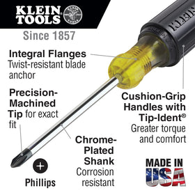 Klein Tools 85742 precision machined tips for exact fit and reduced cam-out