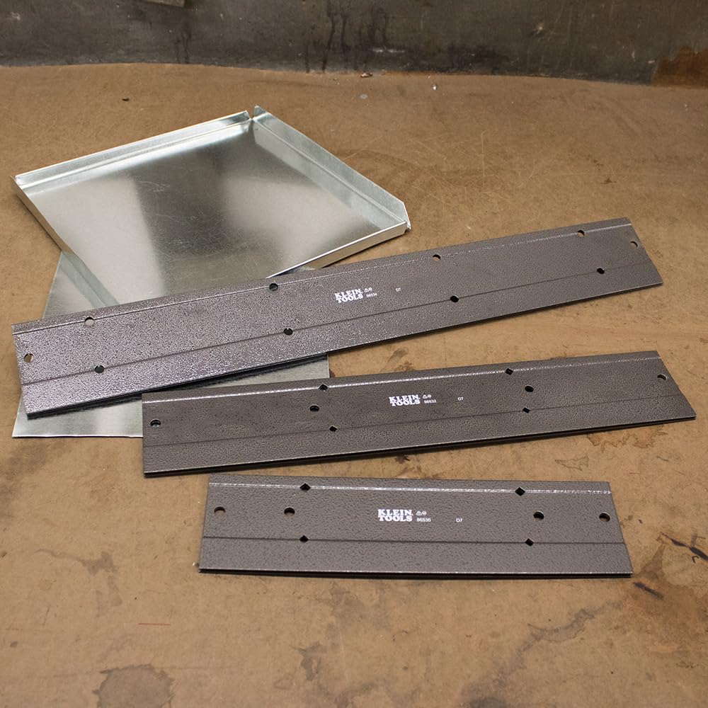 Klein Tools 86532 18-inch length shown for duct work versatility.