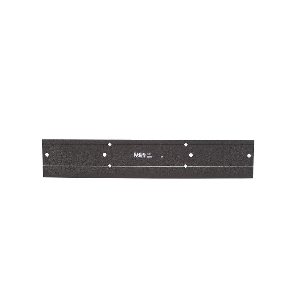 Klein Tools 86532 metal folding tool showing 3/8 inch depth for precise hems.
