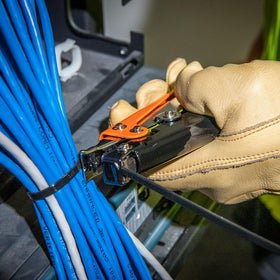Klein Tools 86570 supports 120-250 lb ties for versatile applications.