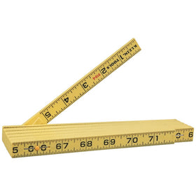 Klein Tools 910-6 inside-reading ruler shows compact folding for quick measurements