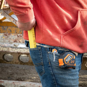 Klein Tools 91163B outside reading aids quick layout on wood and metal.