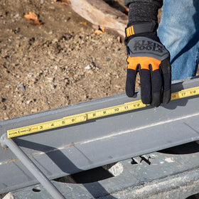 Klein Tools 91163B weather-resistant ruler for busy job sites.