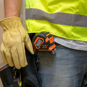 Klein Tools 9125 16-foot reach shown in on-site context.