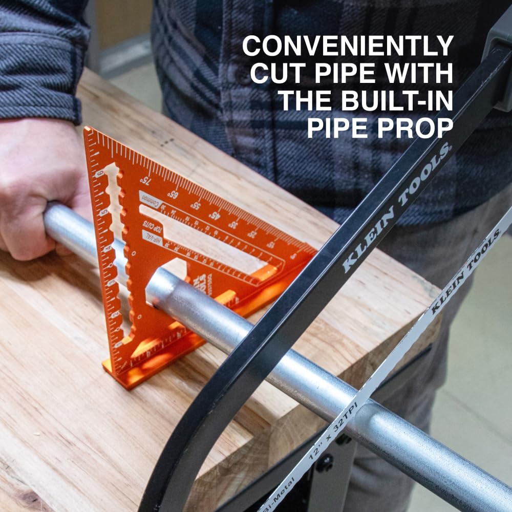 Klein Tools 9357SSQ 0–90 degree etched angles simplify layout